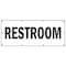 Signmission RESTROOM BANNER SIGN john stall water closet ladies room bathroom B-96 Restroom - alternate 1